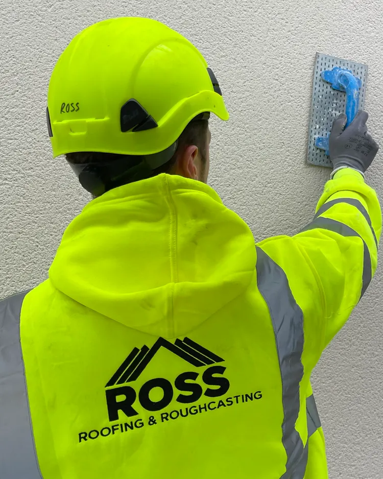 External Render experts in Hamilton South Lanarkshire - Ross Roofing and Roughcasting