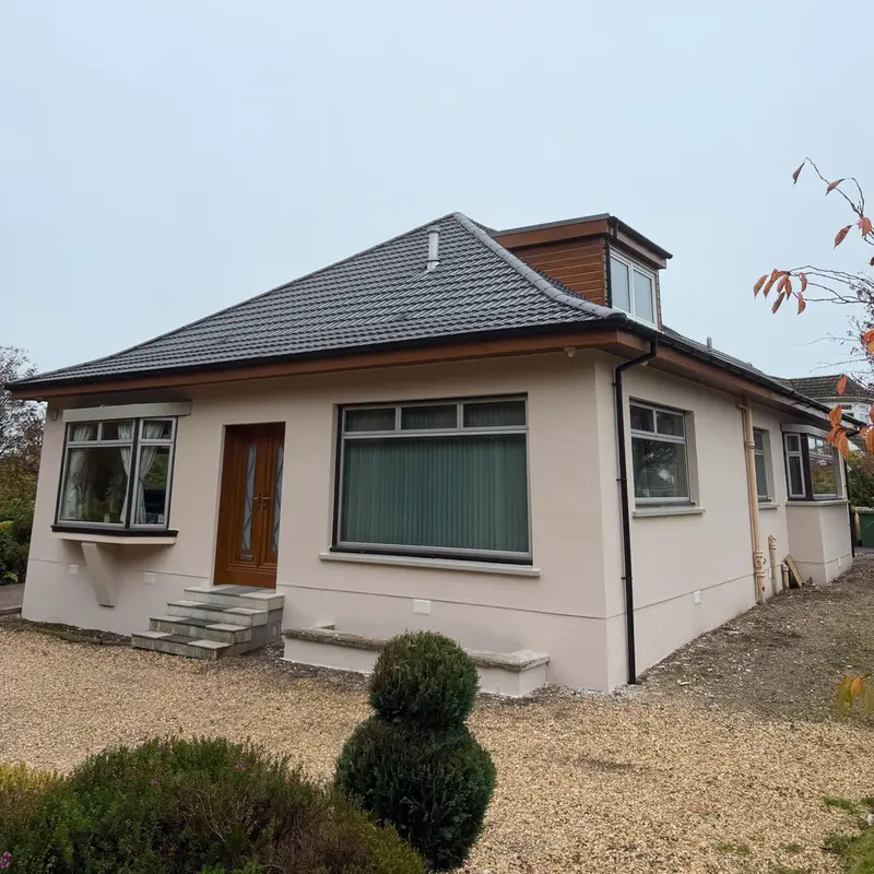 House external rendering experts in South Lanarkshire - Ross Roofing and Roughcasting - Hamilton